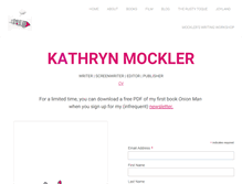 Tablet Screenshot of kathrynmockler.com